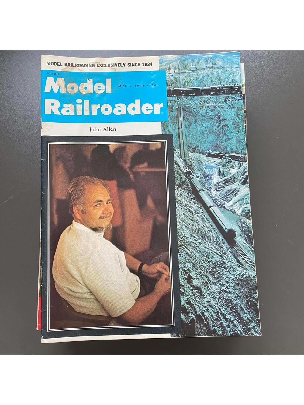 Model Railroader April 1973 Vintage History Magazine